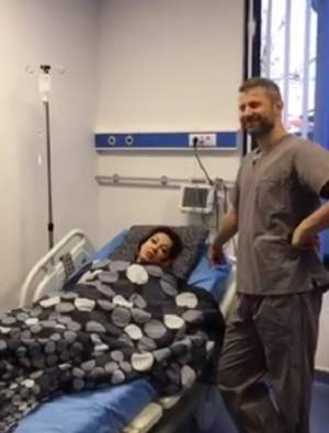 VIDEO / Primele imagini cu Nicoleta Luciu pe patul de spital! E slăbită, dar fericită cu noua intervenţie estetică