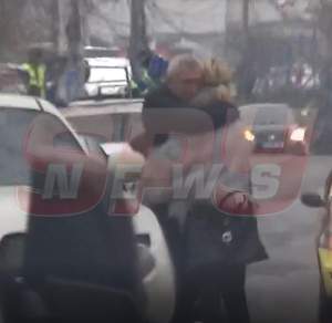 Fostul amorez al Mihaelei Rădulescu a sărit pe iubita lui, în mijlocul străzii / Video paparazzi