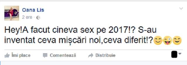 FOTO / Oana Lis, plictisită de prestaţiile sexuale de până acum! Blonda vrea ceva nou în 2017 şi cere ajutorul public