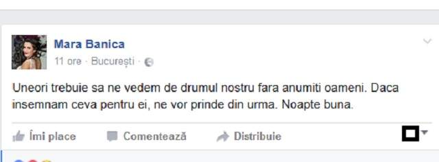 FOTO / Mara Bănică, gata să spună ADIO: "Uneori trebuie să ne vedem de drumul nostru..."