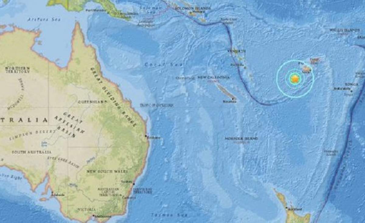 Cutremur extrem de puternic în Insulele Fiji! Autorităţile au intrat în alertă