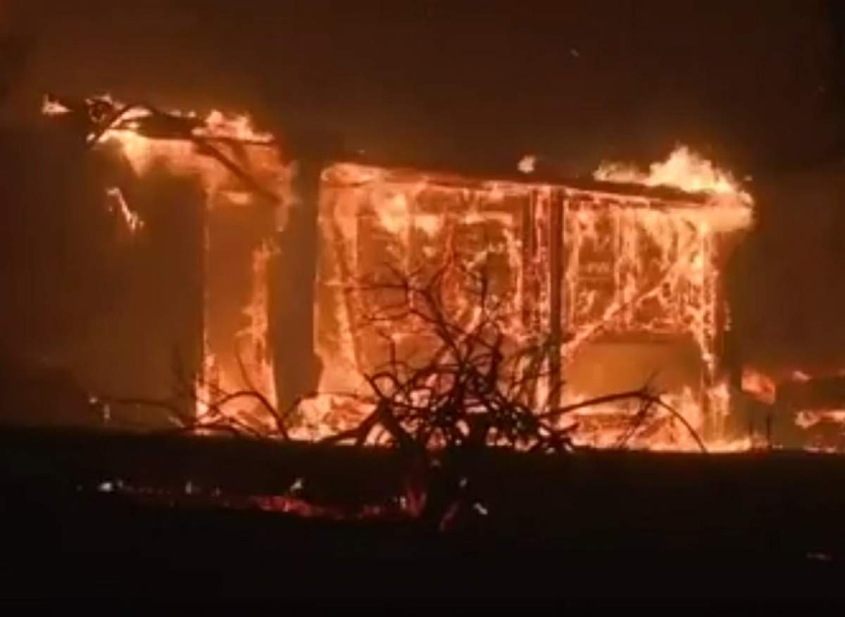 VIDEO / Incendii uriaşe în California! Sunt peste 10 morţi şi 100 de răniţi