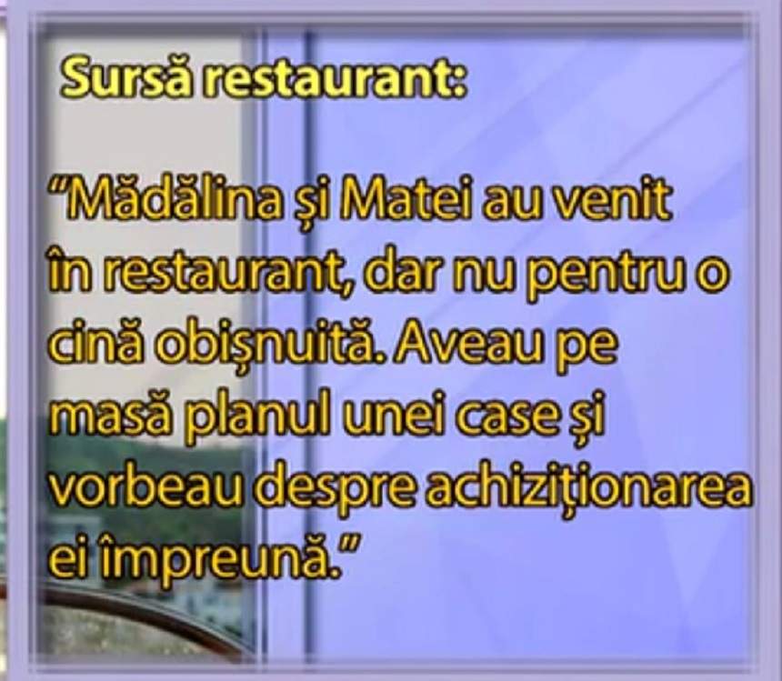 Ce s-a întâmplat în restaurantul în care Mădălina Ghenea și Matei Stratan au fost surprinși în discuții aprinse? "Aveau pe masă..."