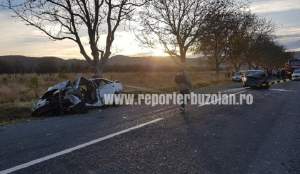 FOTO / Accident cumplit în Buzău! Cinci persoane sunt implicate