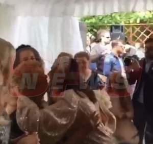 Ilinca Vandici, primită cu maneliști la propria nuntă! VIDEO
