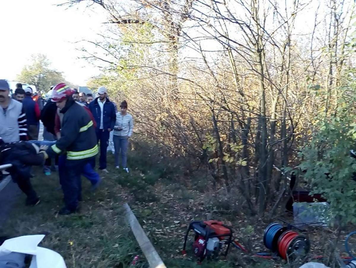 FOTO / Accident mortal pe DN 69! Două persoane au murit, iar alte două sunt în stare gravă