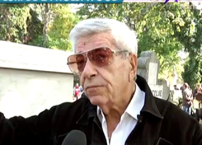 VIDEO / Imagini de la înmormântarea Olgăi Tudorache. Ion Dichiseanu, profund îndurerat: "Am pierdut un fenomen al teatrului"
