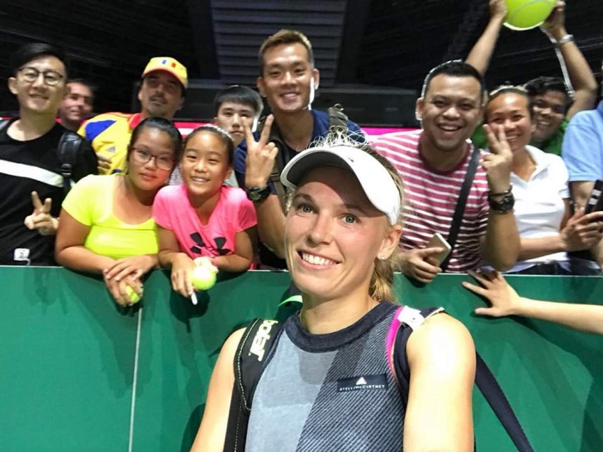 Caroline Wozniacki, prima declaraţie după ce a dat de pământ cu Simona Halep!