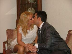 Imagini de la nunta secretă a lui Cristi Brancu cu Oana Turcu