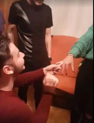 VIDEO / Petru de la MPFM a cerut-o pe Denisa în căsătorie! Nu o să-ți vină să crezi cine sunt nașii