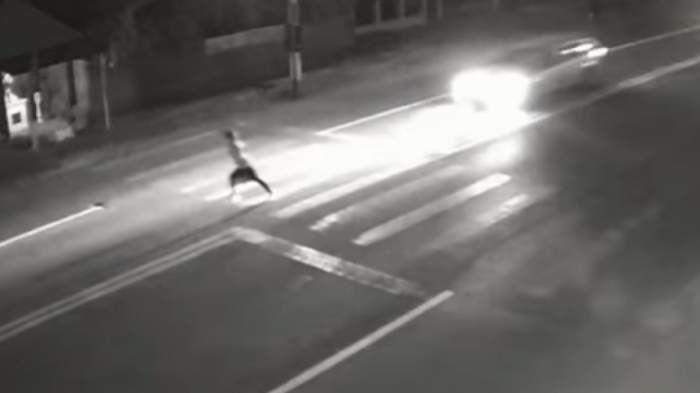VIDEO / Imagini terifiante! O tânără din județul Neamț a fost spulberată de mașină pe trecerea de pietoni