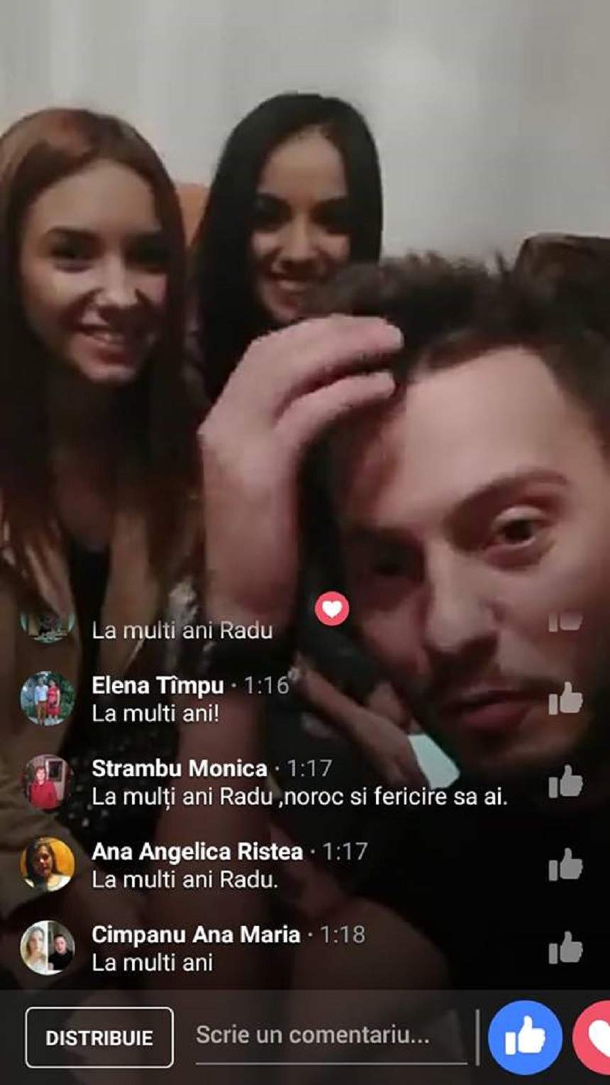 VIDEO / Radu şi-a serbat ziua de naştere ca-n casa MPFM! Cine sunt foştii concurenţi care au petrecut alături de el