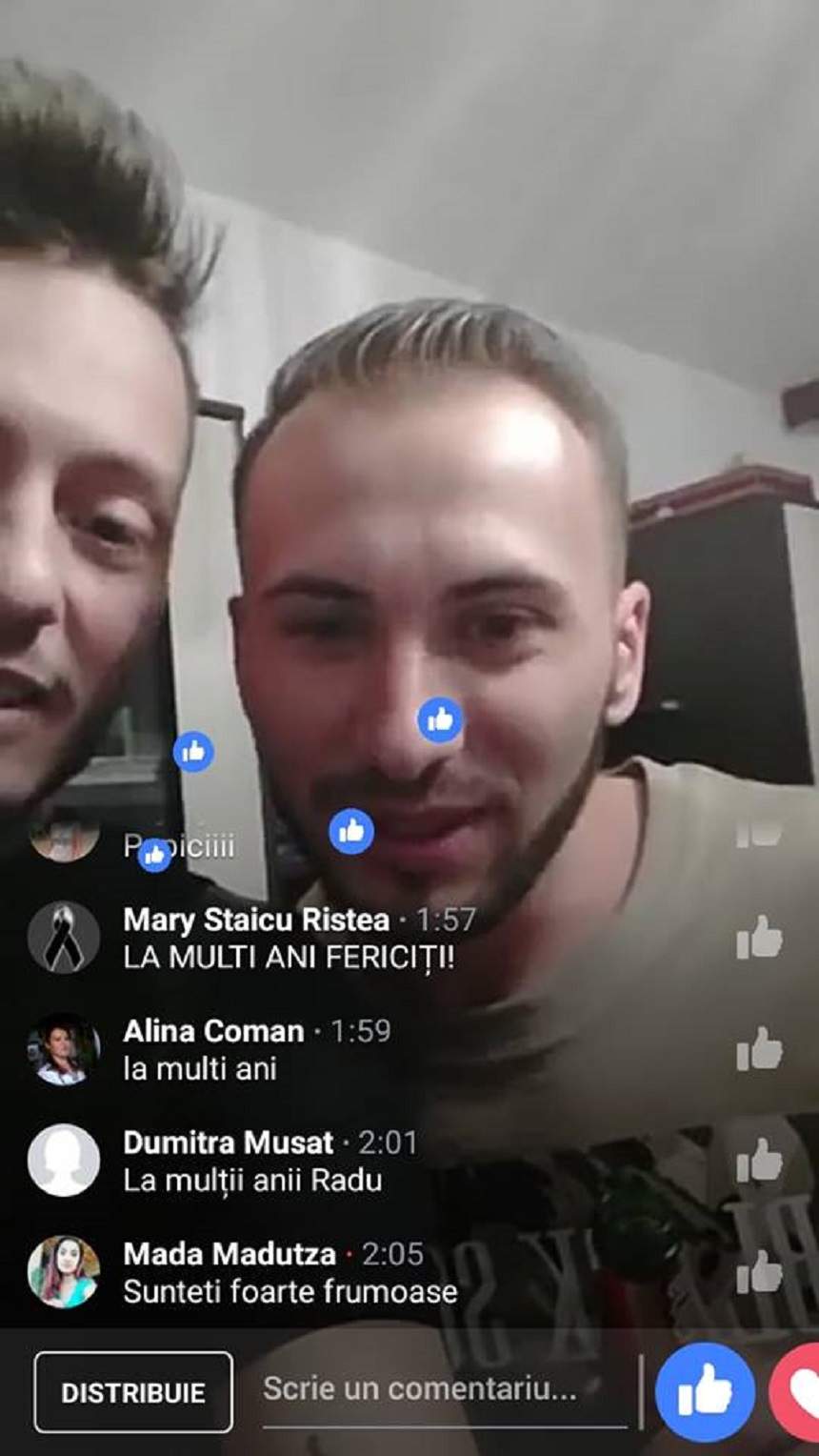 VIDEO / Radu şi-a serbat ziua de naştere ca-n casa MPFM! Cine sunt foştii concurenţi care au petrecut alături de el