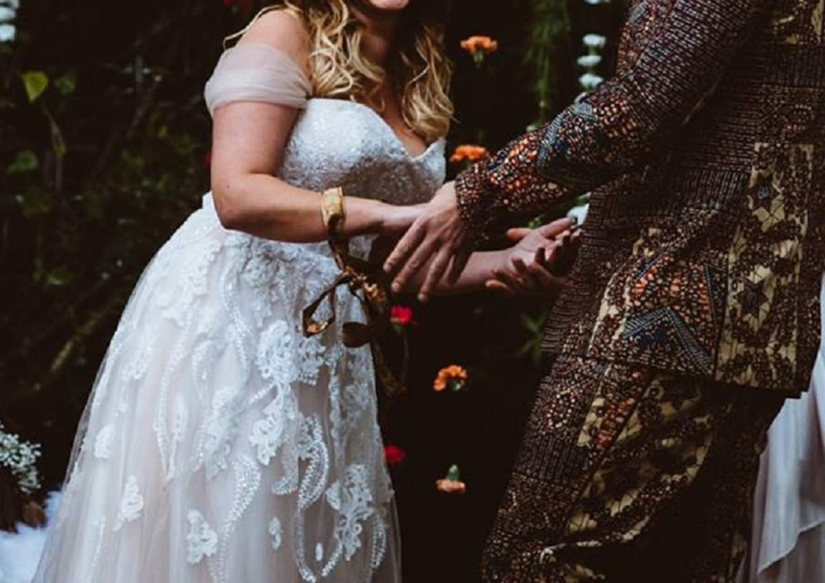 FOTO / O artistă s-a căsătorit în secret, după ce a suferit un avort spontan! Primele imagini de la nuntă