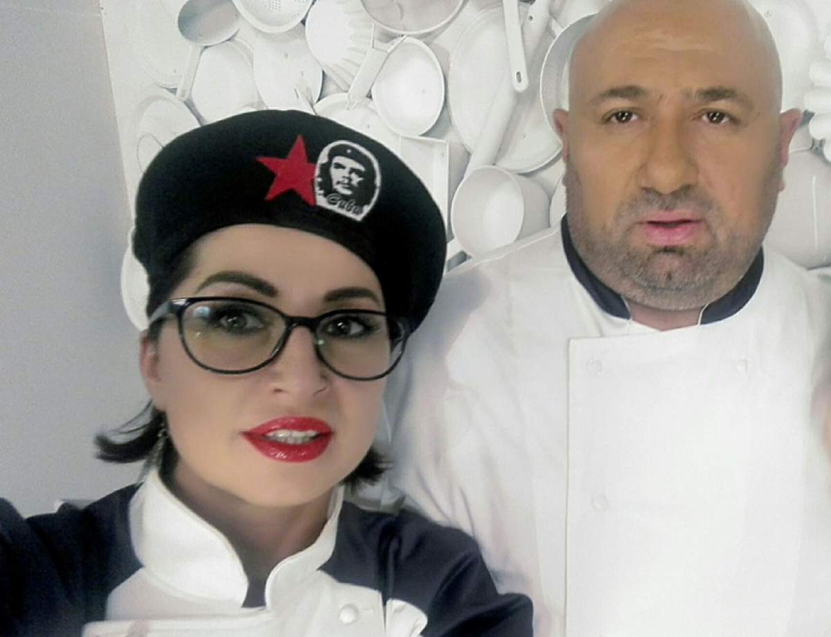 VIDEO / Angie Cobuţ, admiratoarea lui Cătălin Scărlătescu, cu fusta-n vânt la festival! Totul s-a petrecut în faţa chef-ului