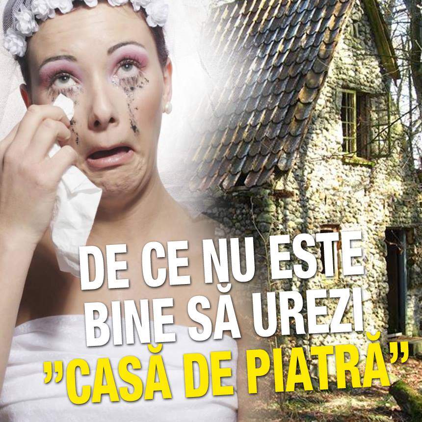 ÎNTREBAREA ZILEI: De ce NU este bine să urezi ”Casă de piatră” proaspeților căsătoriți?