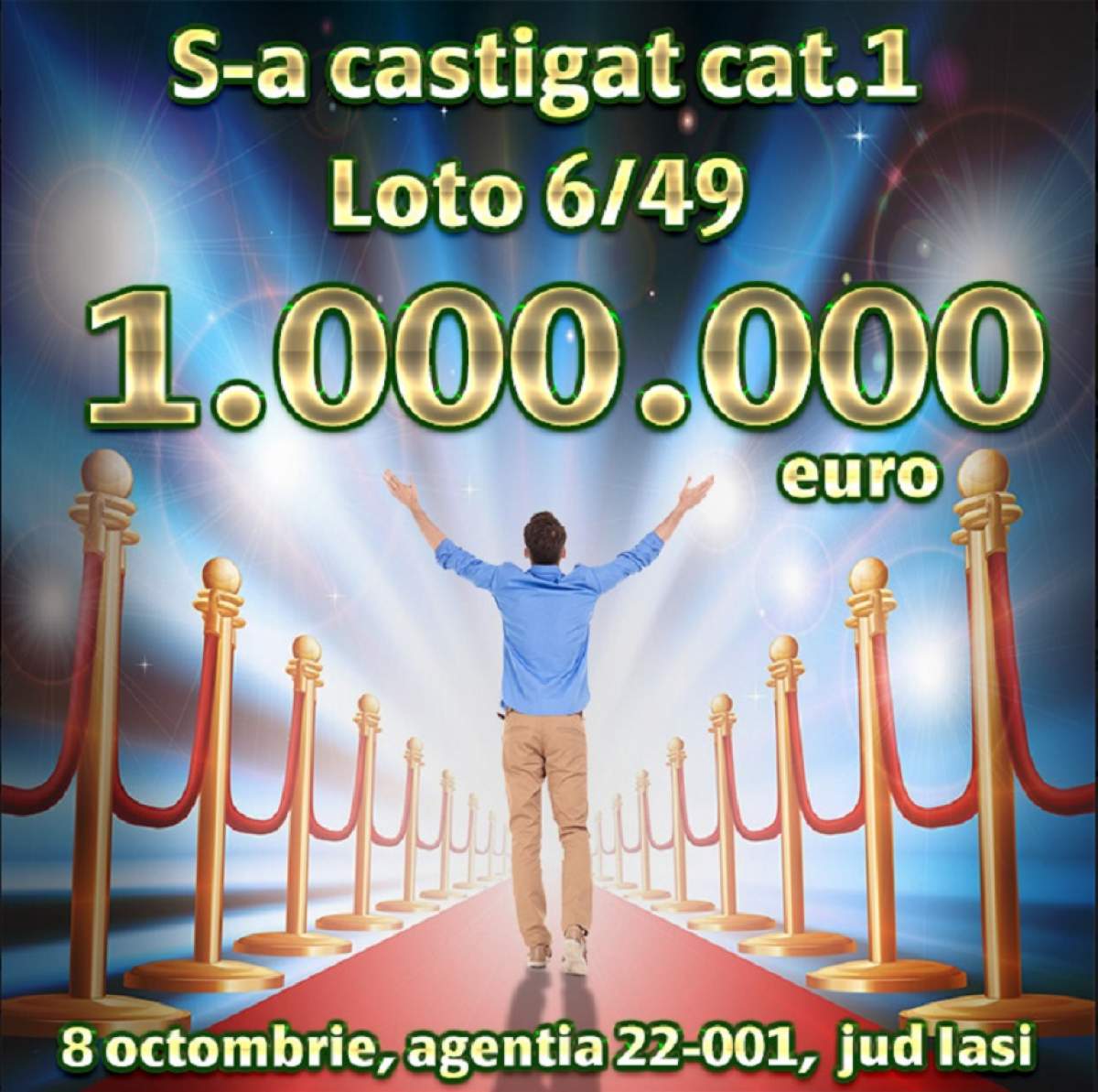 Premiul cel mare la Loto 6/49 a fost câștigat! La cine pleacă cei peste UN MILION de euro