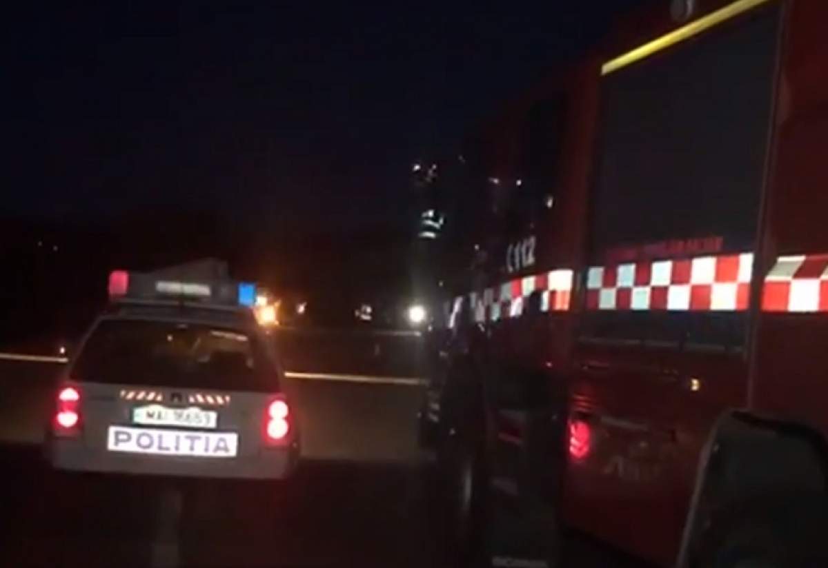 VIDEO / Imagini şocante în Suceava! O maşină a luat foc în urma unui accident, iar cinci persoane au ars de vii