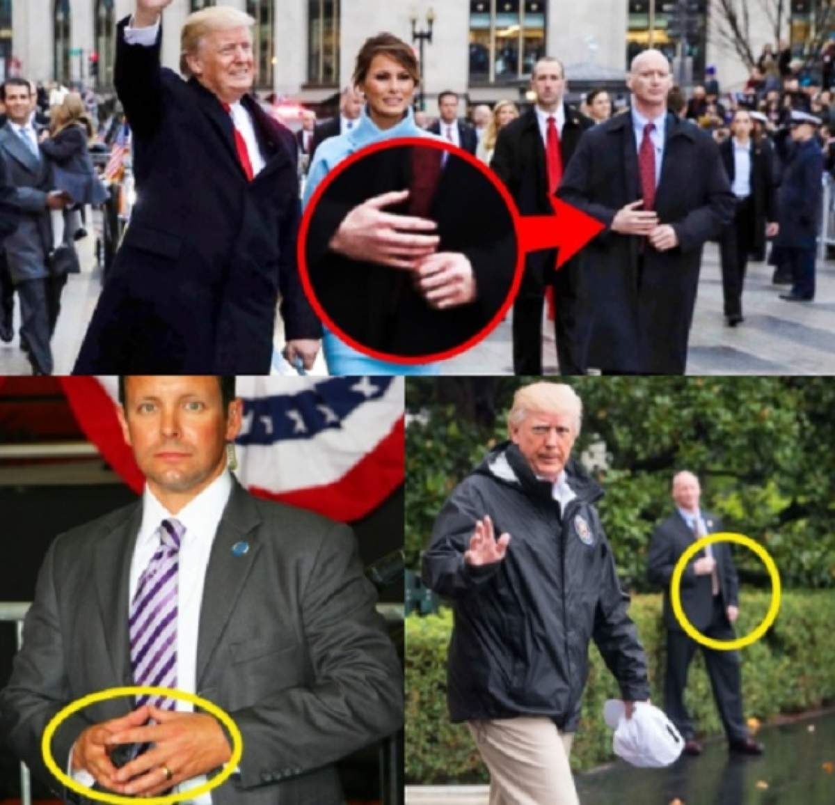 ÎNTREBAREA ZILEI: De ce întotdeauna agenții de securitate țin mâinile la talie în preajma președinților?