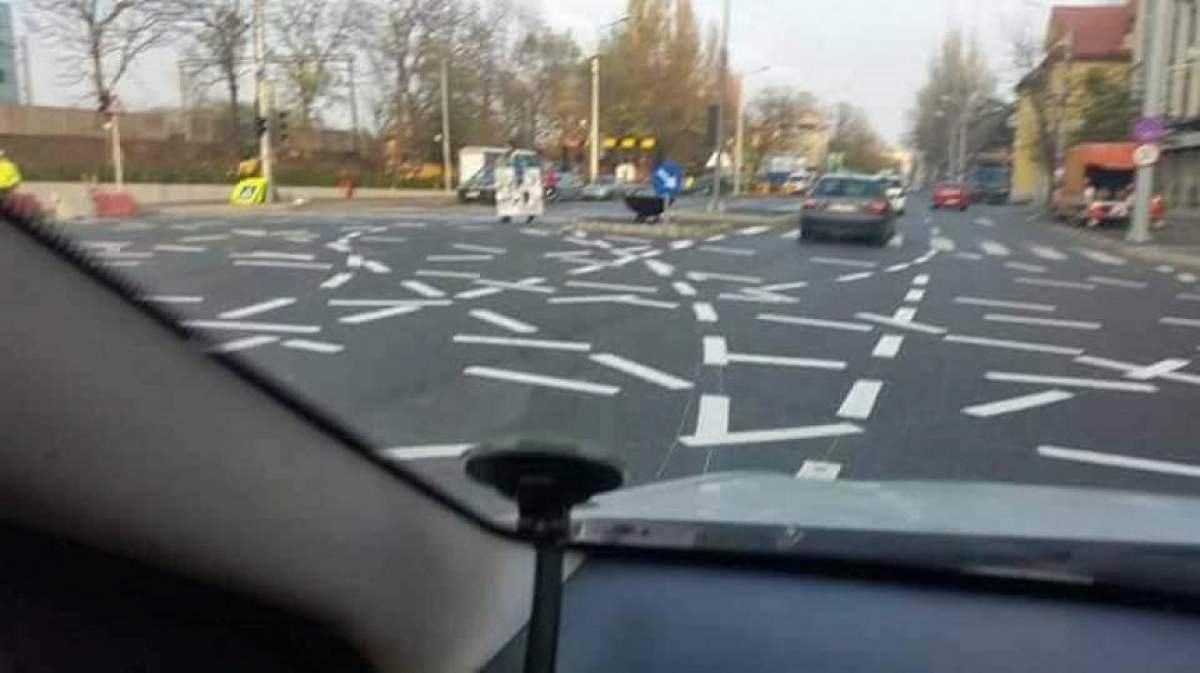 FOTO / Asta e cea mai ciudată intersecţie din România! Orice şofer va fi şocat! Unde se află