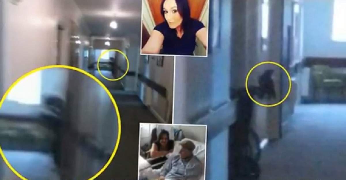 VIDEO HALUCINANT! O femeie a văzut fantome lângă patul tatălui său, înainte ca el să moară. Fotografiile o demonstrează!