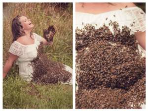 FOTO / O mai ții minte pe femeia gravidă care s-a acoperit cu 20.000 de albine? Ce s-a întâmplat bebeluşul: "Mi-e rușine că există astfel de oameni în lume"