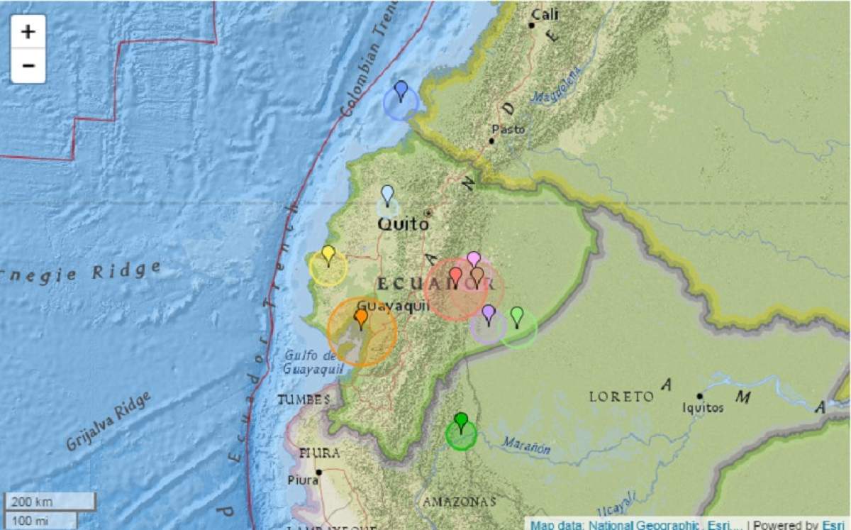 Cutremur puternic de 6,2 grade în Ecuador! Școli și spitale EVACUATE