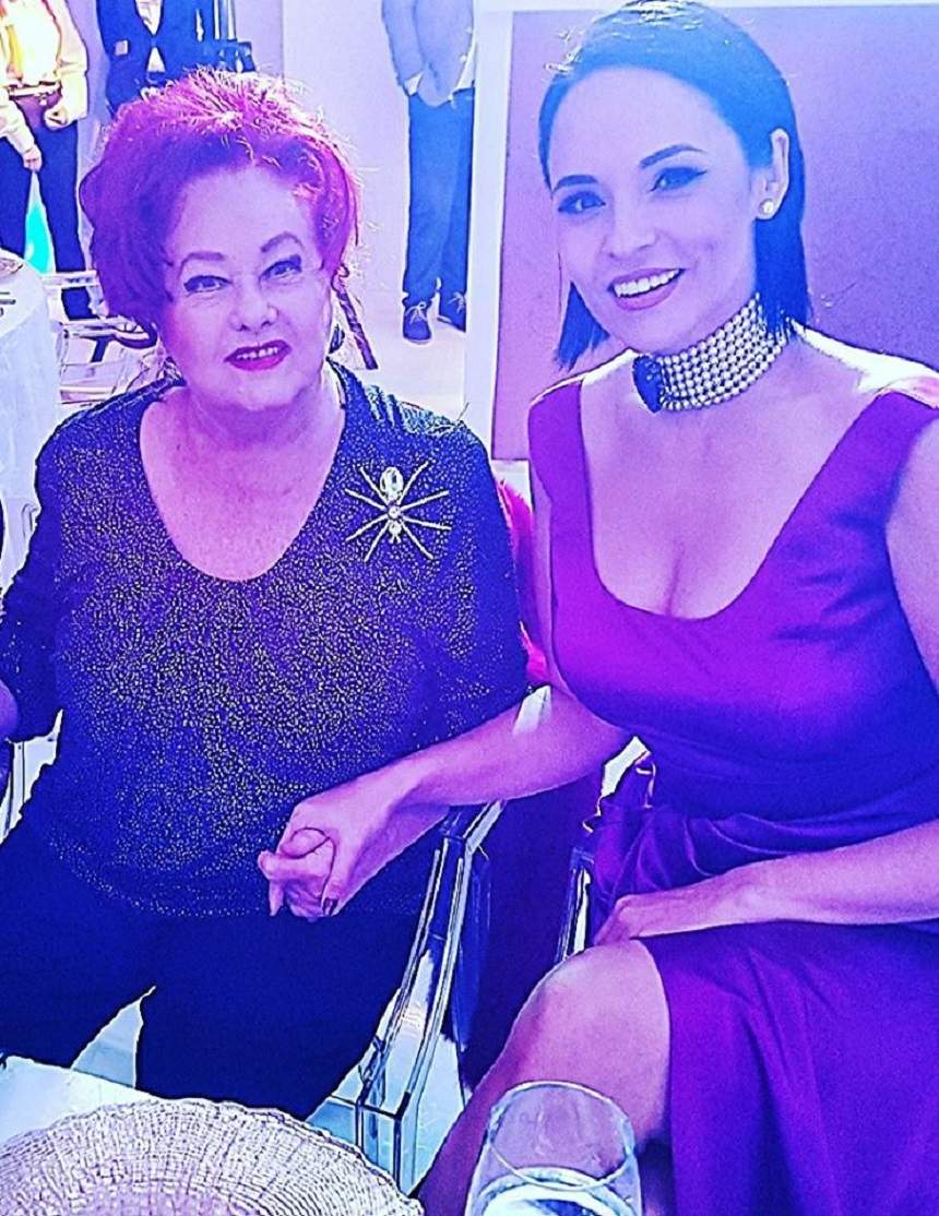 Andreea Marin, ultima fotografie cu Stela Popescu! "Ne-am vazut acum două zile şi am râs împreună!"