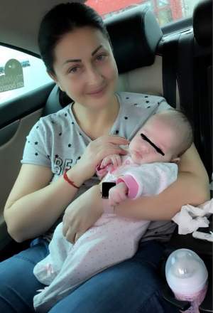 FOTO / Fetiţa lui Tavi Clonda şi a Gabrielei Cristea a împlinit două luni. Uite cât de frumoasă s-a făcut!