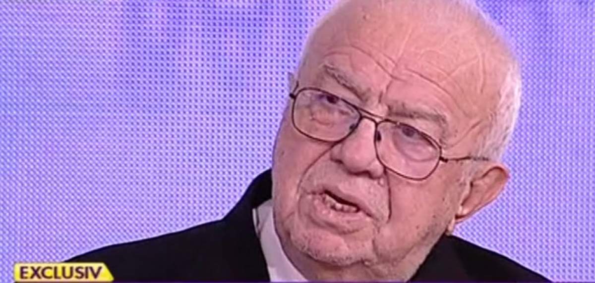 VIDEO / Alexandru Arşinel, îngenuncheat de durere, după moartea Stelei Popescu : "Îmi pare rău, Stela!"