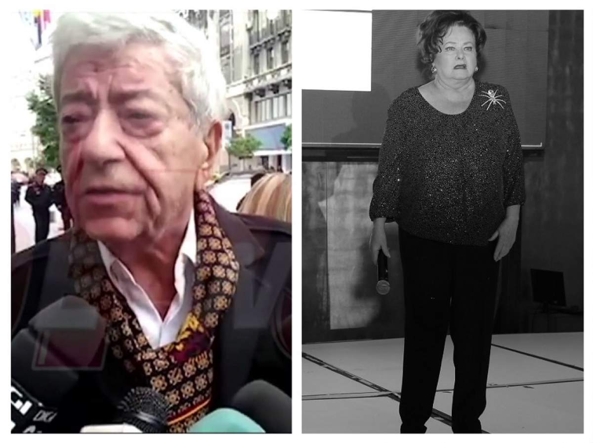 VIDEO / Ion Dichiseanu, îngenuncheat de durere şi cu lacrimi amare în ochi, după moartea Stelei Popescu: "A fost condamnată cu numele, să apună această stea"