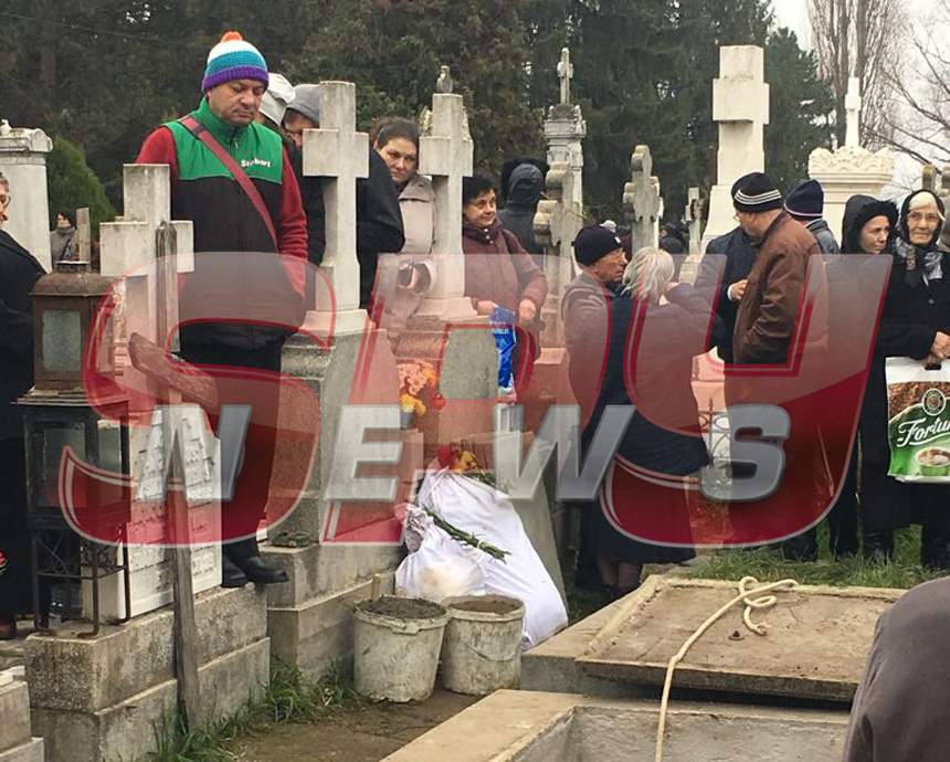 Ce nu s-a văzut la înmormântarea Stelei Popescu! Imagini EXCLUSIVE
