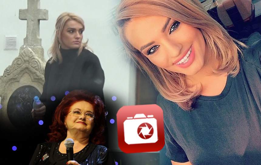 Cum și-a luat ”ADIO” Diana Enache de la Stela Popescu! Ce a făcut fiica artistului, după înmormântarea actriței / Video paparazzi