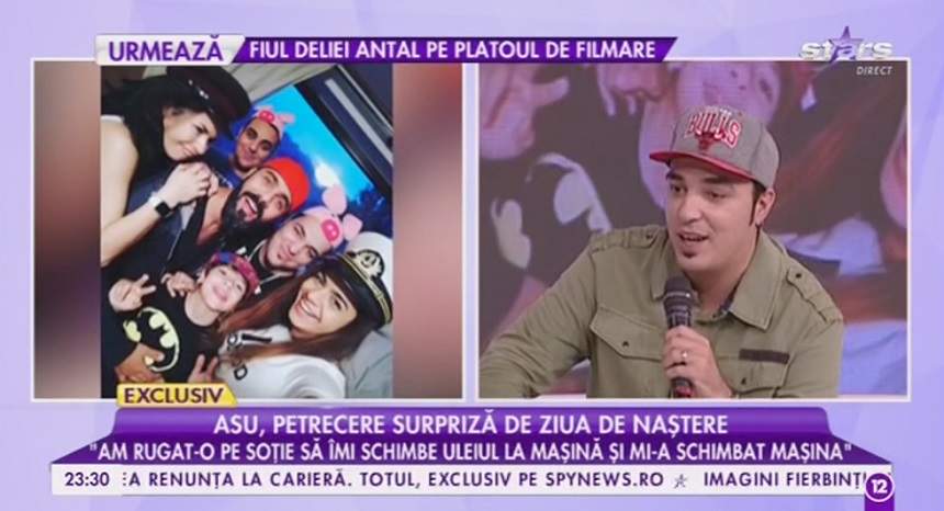 VIDEO / ASU, petrecere de pomină de ziua lui! A primit un cadou incredibil de ieftin, dar care l-a emoţionat mult