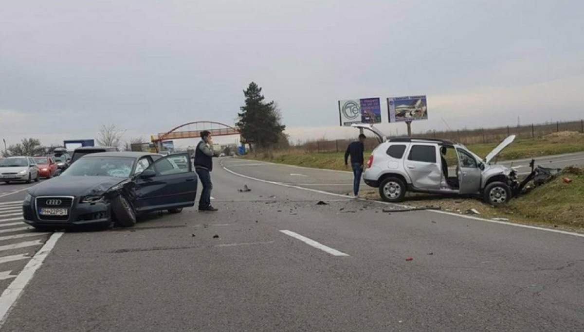 FOTO / Accident grav pe DN1! Sunt cinci victime