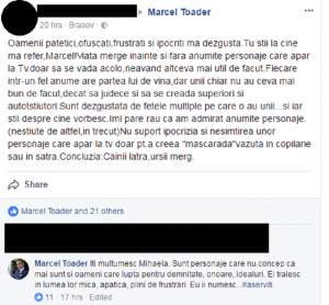 Mesajul emoționant pe care l-a primit Marcel Toader din partea unei femei: "Sunt dezgustată de fețele multiple pe care o au unii". Cum a reacționat fostul afacerist