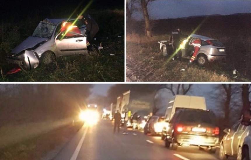 Accident grav în Arad! Doi oameni au murit, după ce o mașină s-a ciocnit cu un TIR