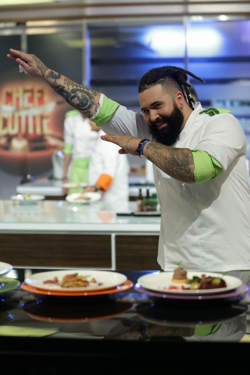 VIDEO / Câștigătorul sezonului 4 "Chefi la cuțite" va deveni tată! Andrei Olteanu a dat vestea la TV