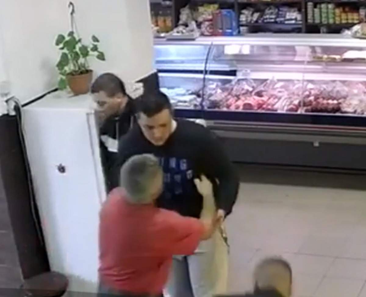 VIDEO / Cutremurător! Un bărbat din Iași a fost bătut de mână cu copilul său. Imaginile sunt șocante