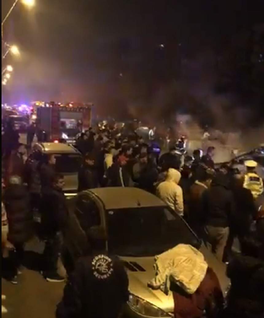 VIDEO / Gestul halucinant al şoferului care a provocat accidentul teribil din Capitală. O femeie a ars de vie