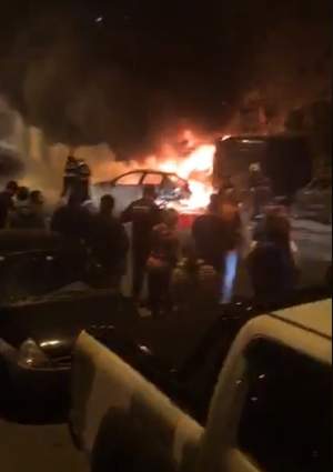 VIDEO / Gestul halucinant al şoferului care a provocat accidentul teribil din Capitală. O femeie a ars de vie