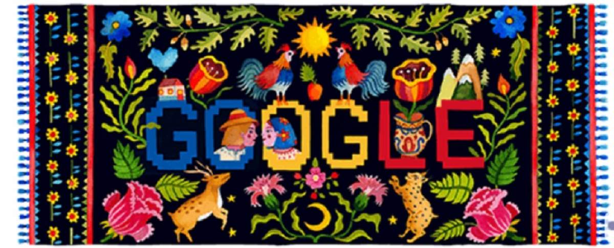 1 Decembrie, Ziua națională a României, sărbătorită de Google! Ce reprezintă noul logo