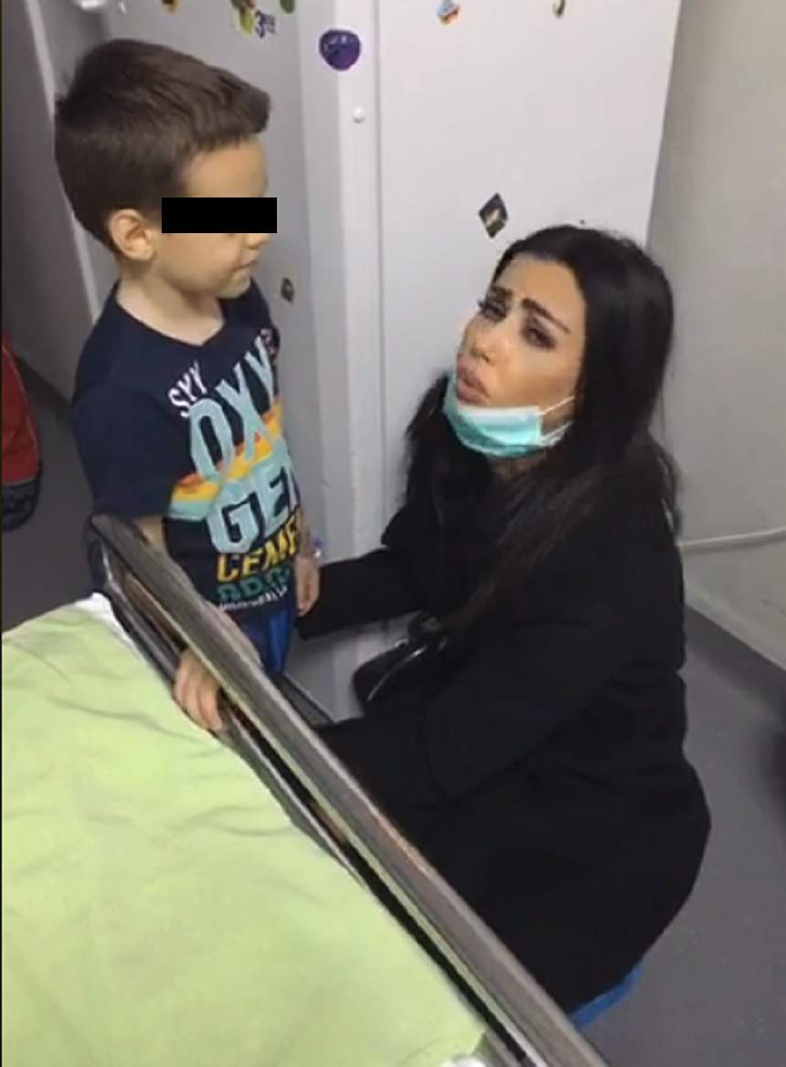 FOTO / Oana Zăvoranu, cu ochii în lacrimi! A mers cu cadouri la copiii bolnavi de cancer