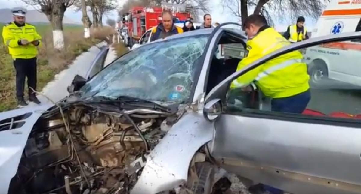 VIDEO / Accident GRAV în judeţul Constanţa! 3 maşini au fost implicate