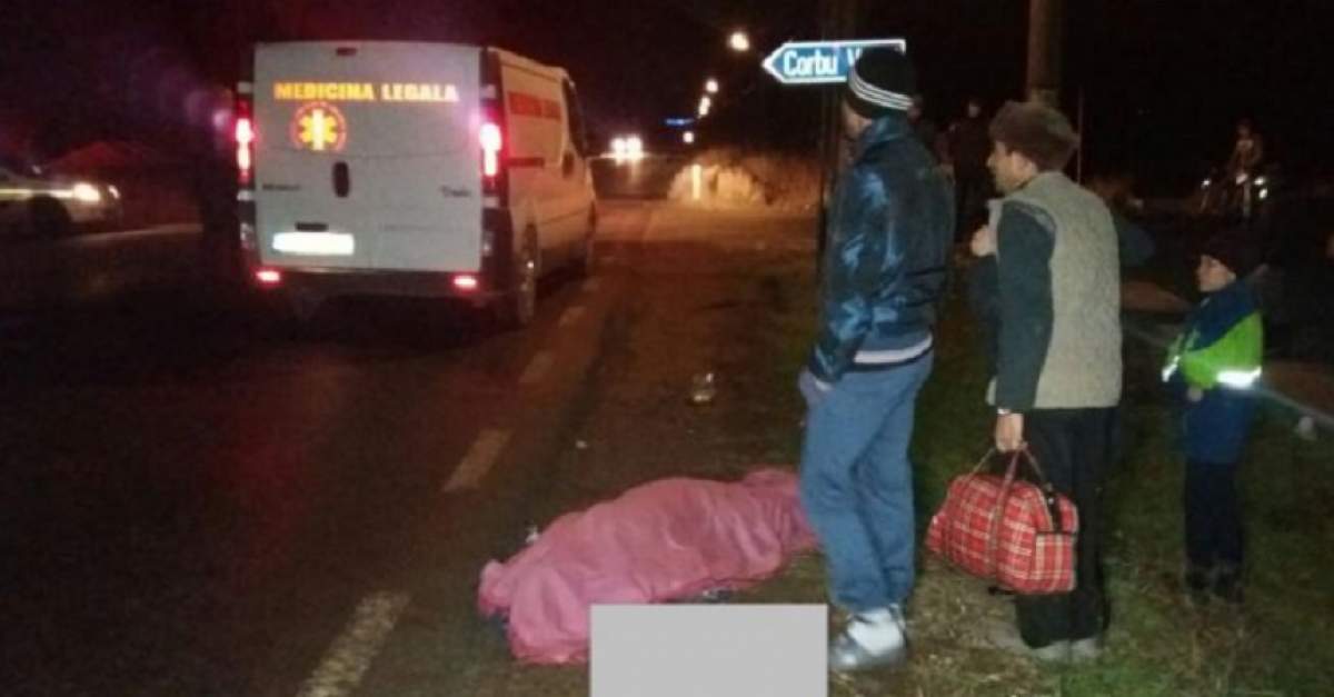 FOTO / Accident grav într-o localitate din Brăila! O femeie a reușit să-și salveze fiul, dar ea a murit sub roțile unei mașini