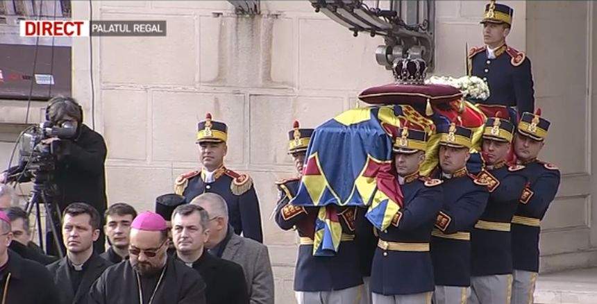 Adio, Majestate! Regele Mihai, înmormântat azi. Imagini live de la ceremonie