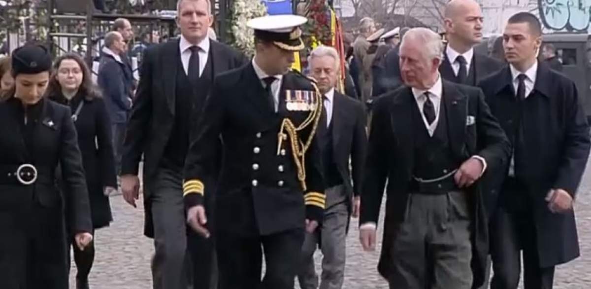 Ce a făcut Prinţul Charles imediat după ce cortegiul funerar a plecat de la Palatul Regal