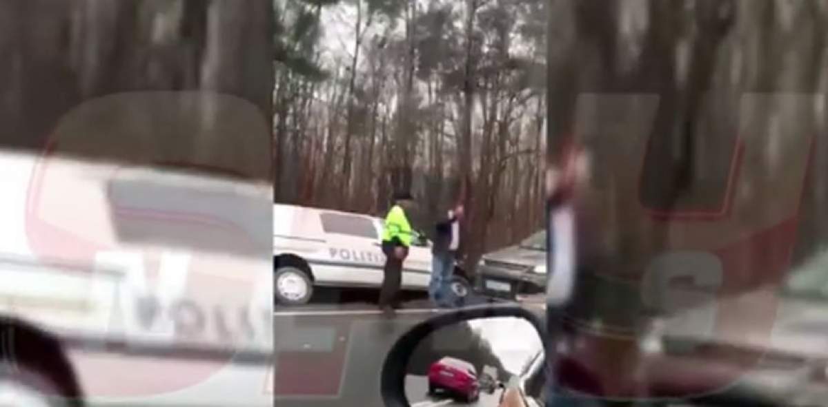 VIDEO / Maşină de Poliţie, implicată într-un accident serios în Râmnicu Vâlcea