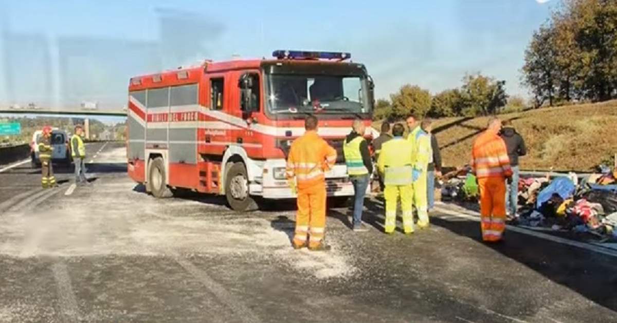 TRAGEDIE în Italia! Un microbuz cu nouă românce a fost implicat într-un accident grav