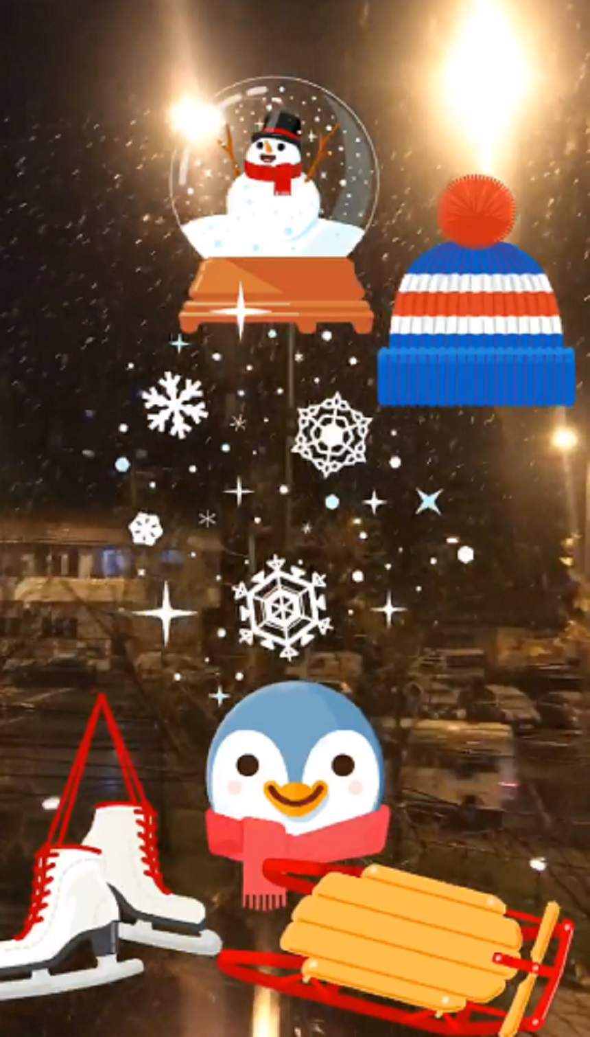 Ninge ca în poveşti în capitală!